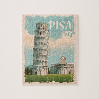 Pisa Italië - Scheve Toren, Piazza dei Miracoli Legpuzzel