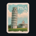 Pisa Italië - Scheve Toren, Piazza dei Miracoli Magneet<br><div class="desc">Ontdek de pracht van Pisa,  Italië met onze prachtige posters met de iconische scheve toren en het Piazza dei Miracoli. Perfect voor het versturen van groeten of souvenirs van je Italiaanse avontuur.</div>