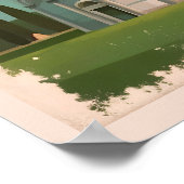 Pisa Italië - Scheve Toren, Piazza dei Miracoli Poster (Hoek)