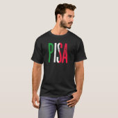 Pisa Italië T-shirt (Voorkant volledig)