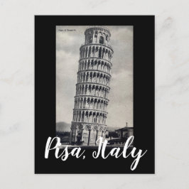 Pisa Italy Briefkaart,  Italiaans zwart-wit Briefkaart
