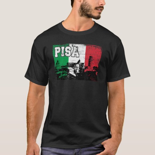 Pisa Italy Europe T-shirt (Voorkant)