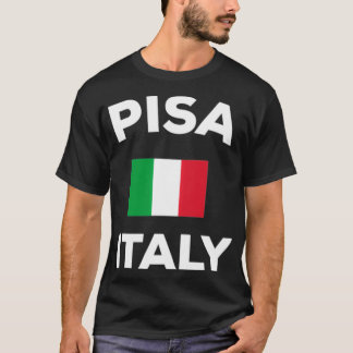 Pisa Italy Italian Flag T-shirt