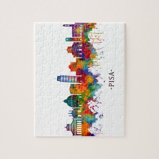 Pisa Italy Skyline Legpuzzel (Verticaal)