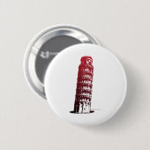 Pisa Italy Tower Leaning Europe Ronde Button 5,7 Cm (Voorkant /achterkant)