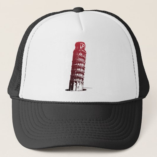 Pisa Italy Tower Leaning Europe Trucker Pet (Voorkant)