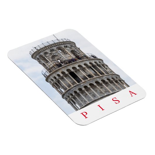 Pisa Leaning Tower fridge magnet Magneet (Rechterzijde)