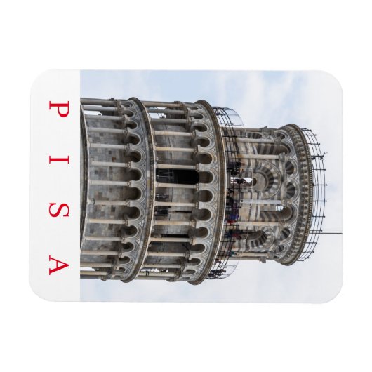 Pisa Leaning Tower fridge magnet Magneet (Horizontaal)