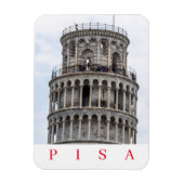 Pisa Leaning Tower fridge magnet Magneet (Verticaal)