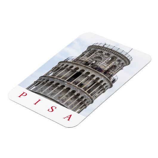 Pisa Leaning Tower fridge magnet Magneet (Linkerzijde)