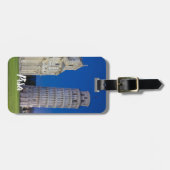 Pisa Leaning Tower Night Panorama Italië Gift Bagagelabel (Voorkant horizontaal)