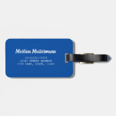 Pisa Leaning Tower Night Panorama Italië Gift Bagagelabel (Achterkant horizontaal)