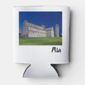 Pisa Leaning Tower Night Panorama Italië Gift Blikjeskoeler (Voorkant)
