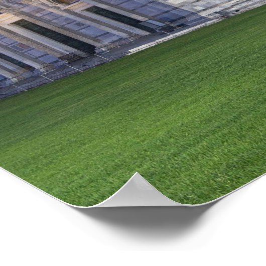 Pisa Leaning Tower Night Panorama Italië Gift Poster (Hoek)