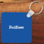 Pisa Leaning Tower Night Panorama Italië Gift Sleutelhanger (Achterkant)