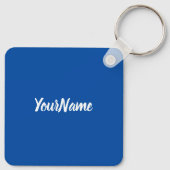 Pisa Leaning Tower Night Panorama Italië Gift Sleutelhanger (Achterkant)