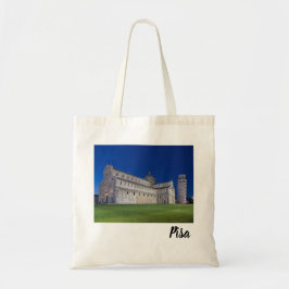 Pisa Leaning Tower Night Panorama Italië Gift Tote Bag