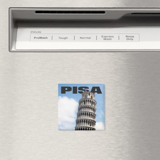 Pisa Learning Tower Fridge Magnet (Insitu (Vaatwasser))