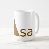 PISA-Mok Koffiemok (Voorkant rechts)