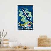 Pisa-Pavia Universitaire Roeiwedstrijd Italiaanse Poster (Keuken)