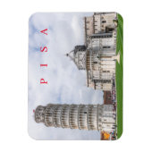 Pisa Piazza dei Miracoli uitzicht koelkastmagneet Magneet (Verticaal)