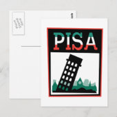 Pisa Poster Briefkaart (Voorkant / Achterkant)