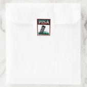 Pisa-Poster Ronde Sticker (Tas)