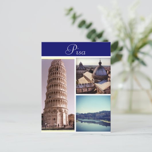 Pisa Scenes Briefkaart (Staand voorkant)
