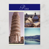 Pisa Scenes Briefkaart (Voorkant)