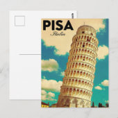 Pisa Scheve Toren Italië Briefkaart (Voorkant / Achterkant)