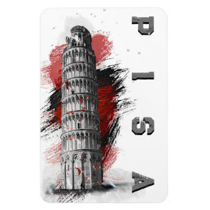 Pisa Scheve Toren Souvenir  Magneet