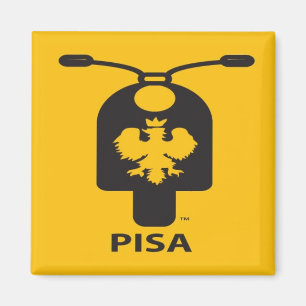Pisa Scooter Magnet