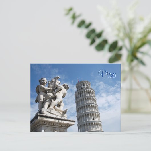 Pisa Tower Briefkaart (Staand voorkant)