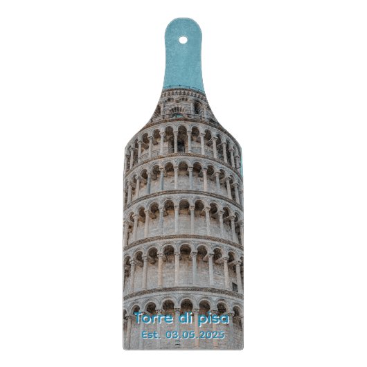 Pisa Tower glass cutting board Snijplank (Voorkant)
