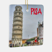 Pisa Tuscany kerstversiering Keramisch Ornament (Rechts)