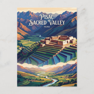 Pisac Heilige Vallei Peru Briefkaart