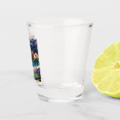Pisac Heilige Vallei Peru Shot Glas (Rechts)