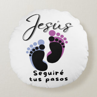 Pisadas Rond Kussen