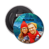 Pisapapeles fresh modern personalized design red h button flesopener (Voorkant)
