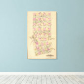 Piscataquis County, Maine Canvas Afdruk (Insitu (Houten vloer))