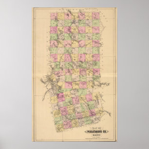 Piscataquis County, Maine Poster