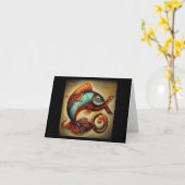 Pisces 10 kaart (Gele Bloem)