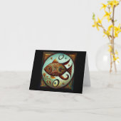 Pisces 12 kaart (Gele Bloem)