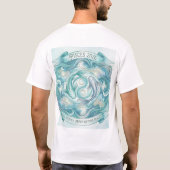 Pisces 2026 Zodiac Twin Fish Mandala – Intuition & T-shirt (Achterkant)