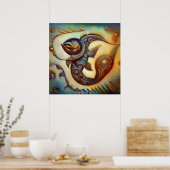 Pisces 2 poster (Keuken)