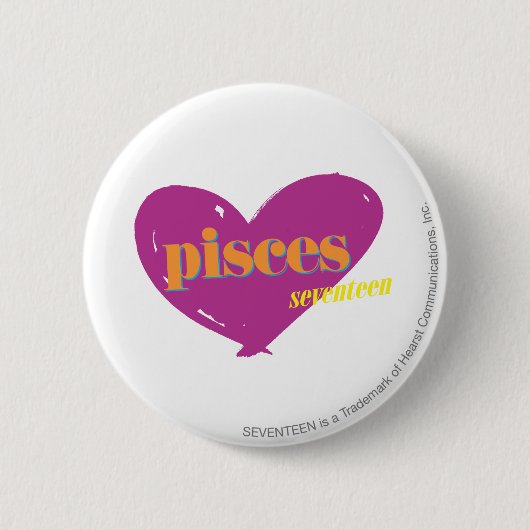 Pisces 2 ronde button 5,7 cm (Voorkant)