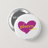 Pisces 2 ronde button 5,7 cm (Voorkant /achterkant)