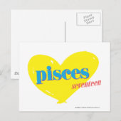 Pisces 3 briefkaart (Voorkant / Achterkant)