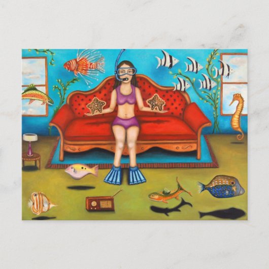 Pisces #3 briefkaart (Voorkant)