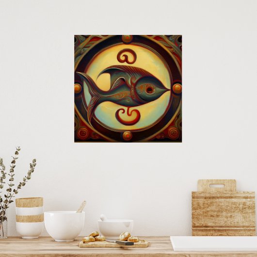 Pisces 7 poster (Keuken)